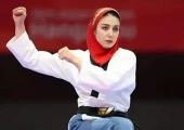 نگاهی به تالار عروسی خاص و لباس عروس شیک و توری مرجان سلحشوری، دختر تکواندوکار ایرانی + عکس