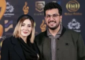نگاهی به ژست های عاشقانه امیرحسین قیاسی و همسرش