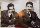 تختی و فردین به همراه تیم ملی کشتی در دریای خزر؛ اوایل دهه ۳۰ / عکس